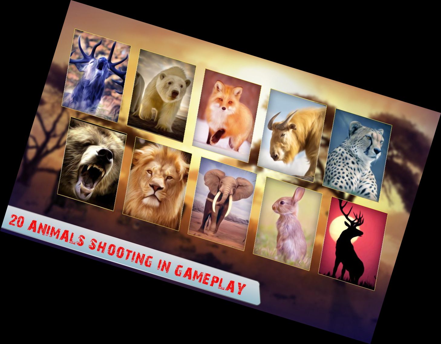 Jäger von Wildtieren