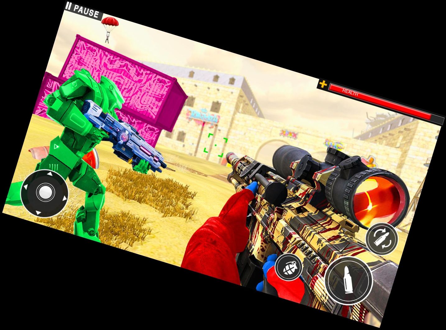 Roboter-Schießerei: Ego-Shooter