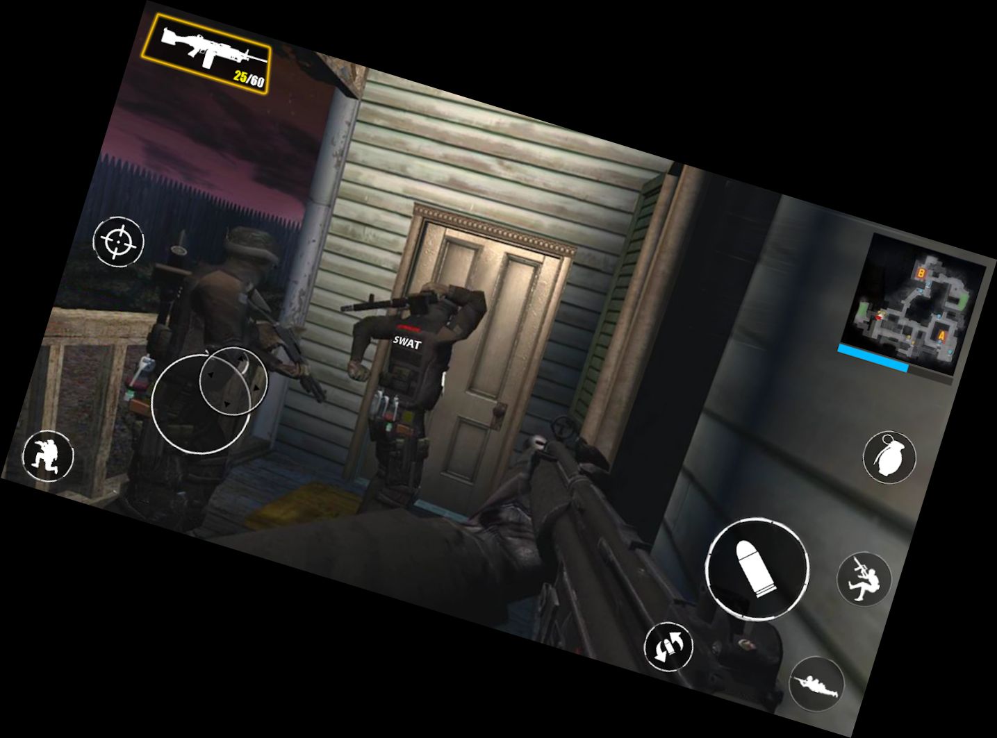 Игры SWAT Стрельба из Пист