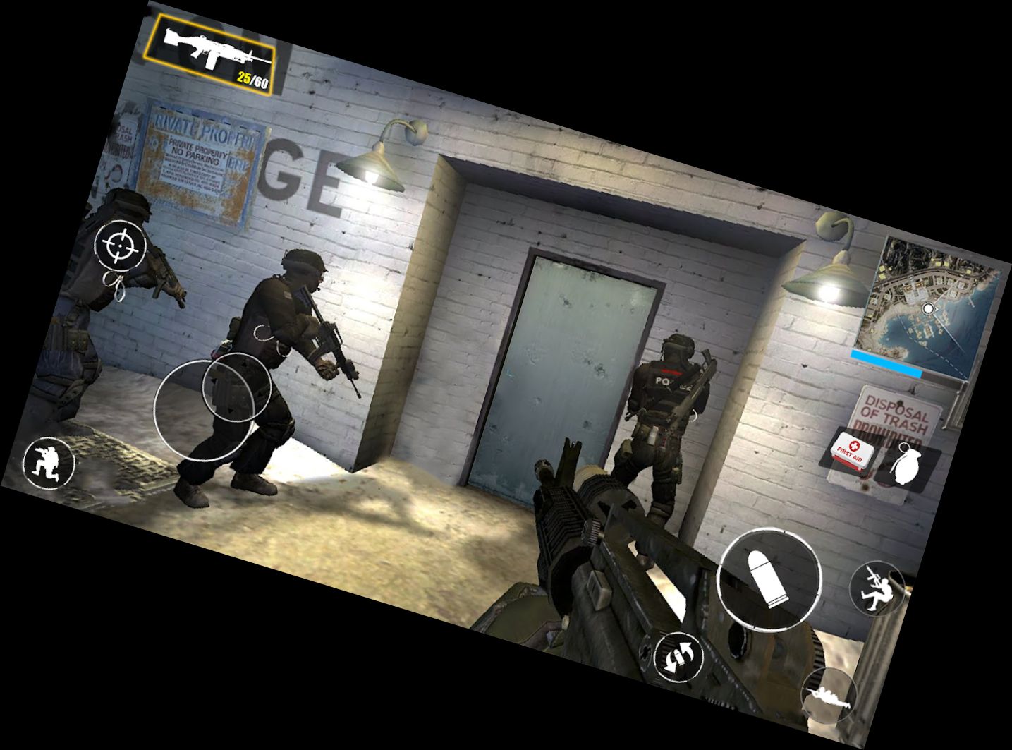 Игры SWAT Стрельба из Пист