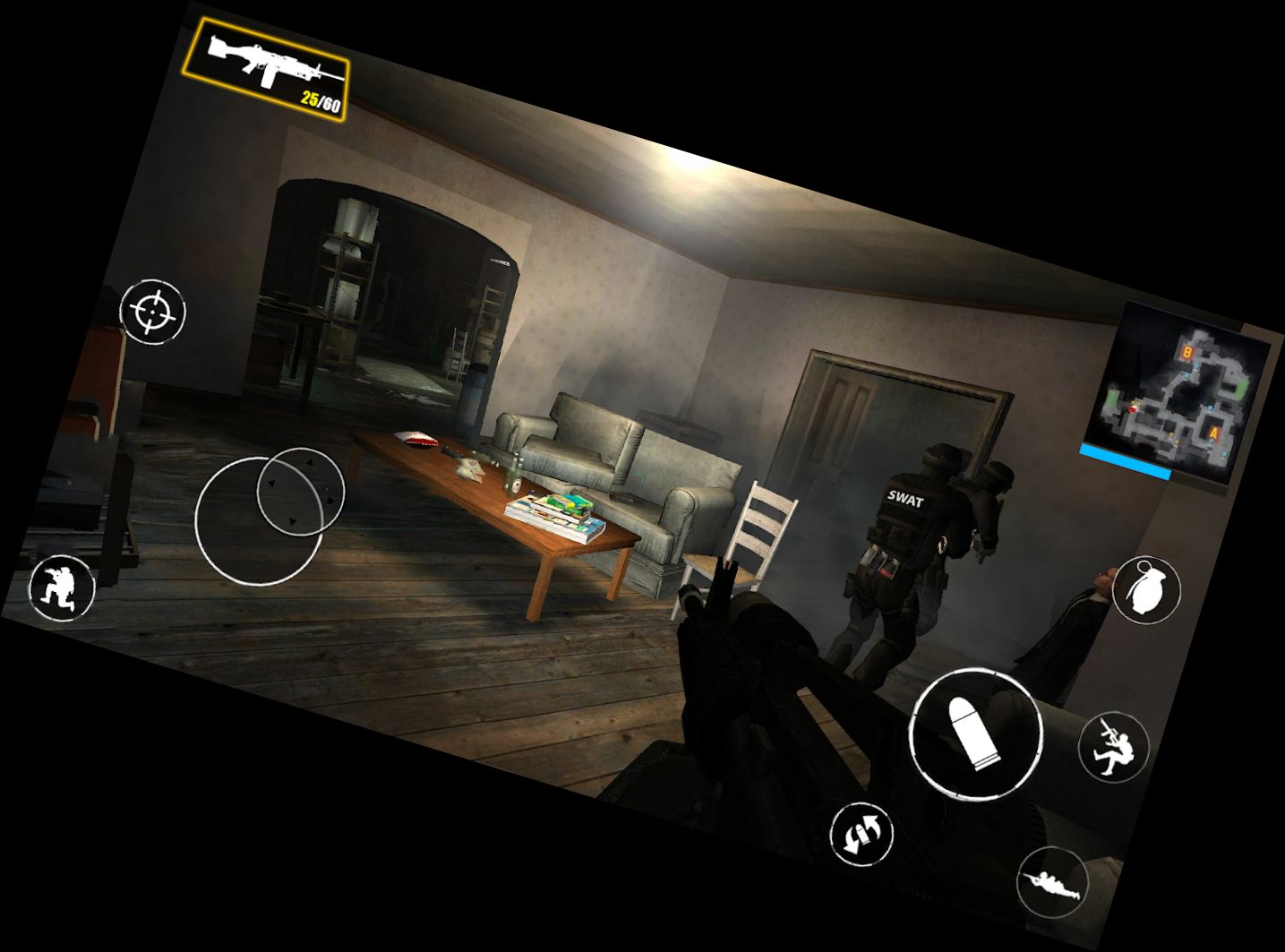 Игры SWAT Стрельба из Пист