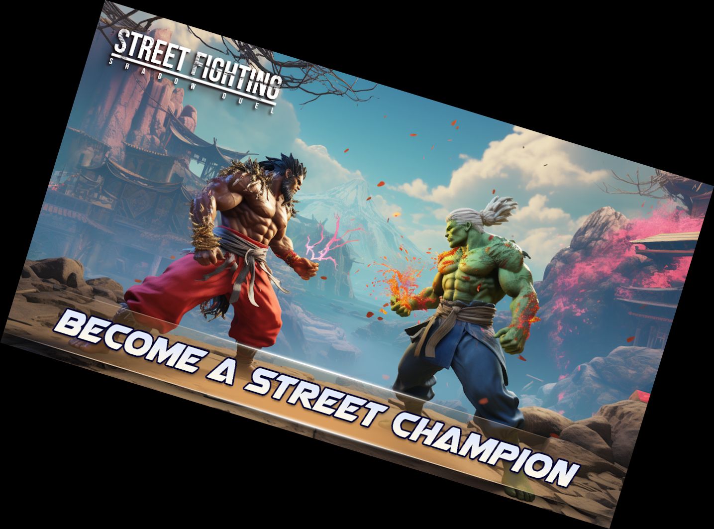 Straßenkampf Schatten-Duell