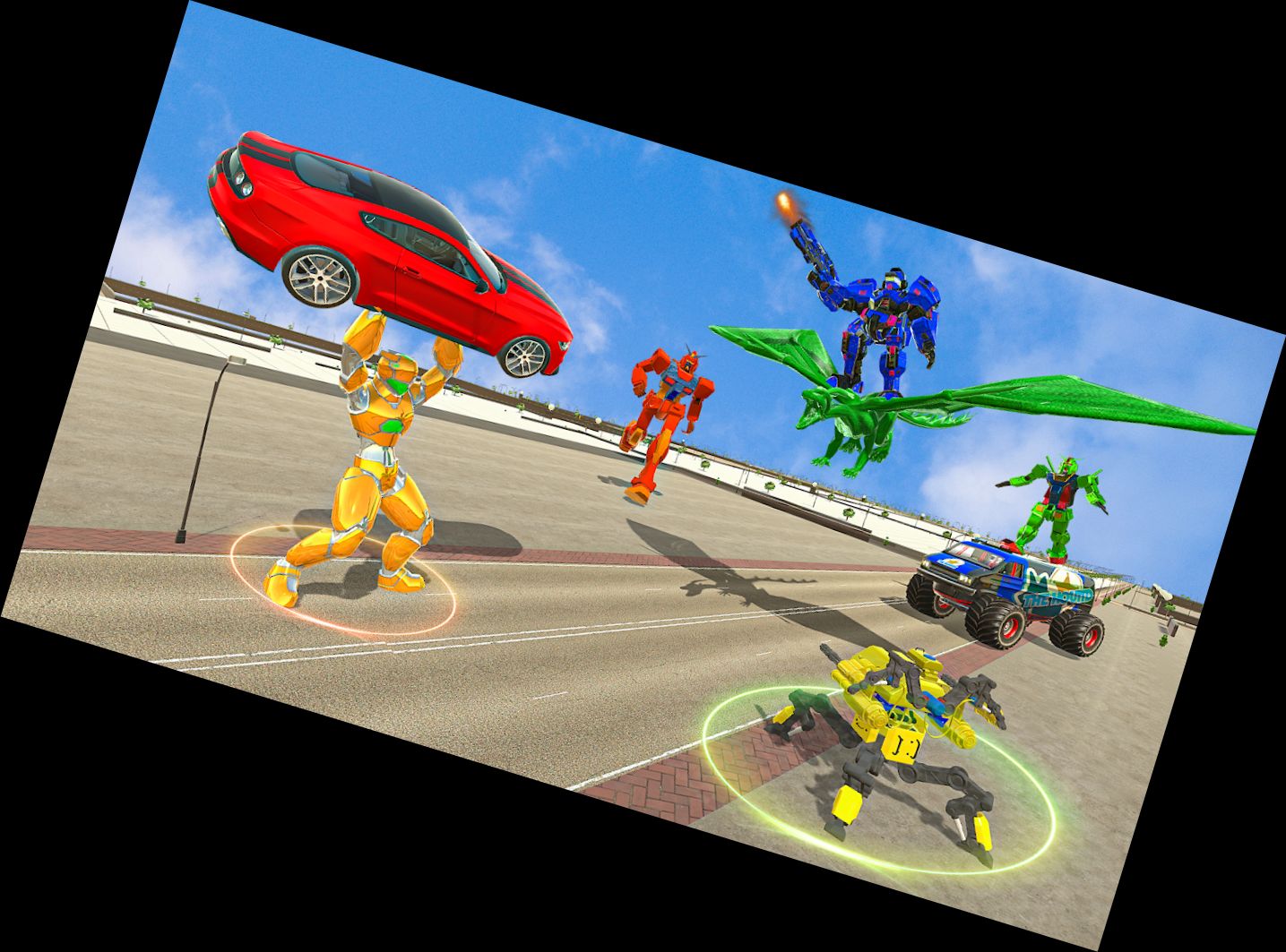 Juego de Transformers Coche Robot