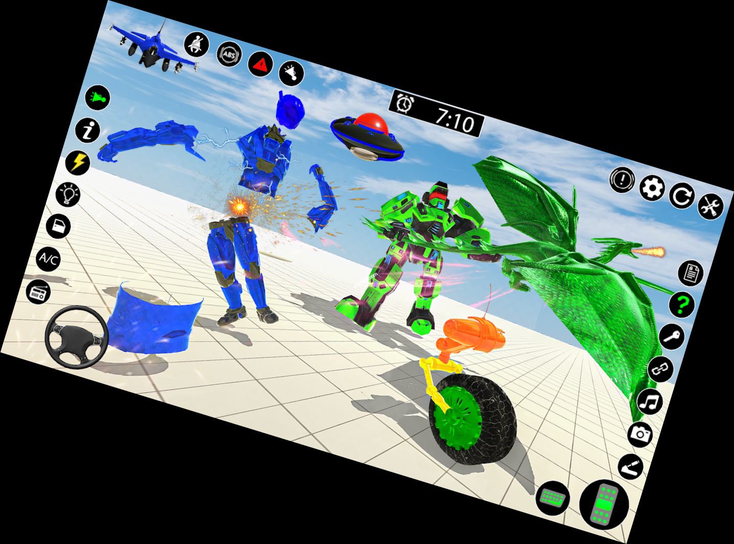 Juego de Transformers Coche Robot