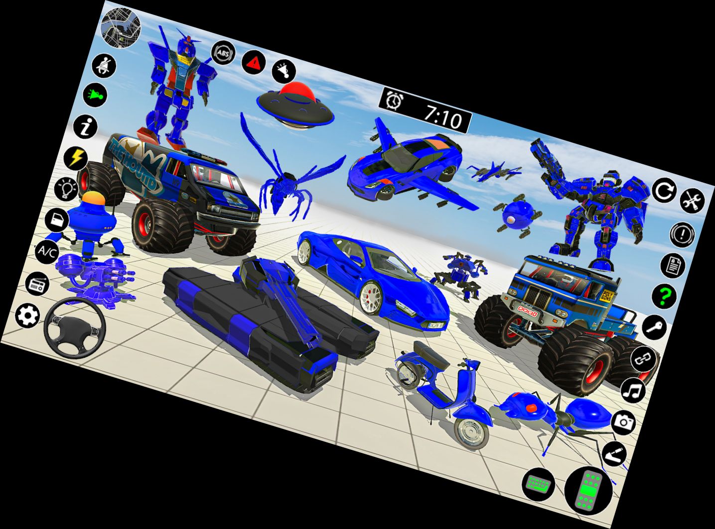 Juego de Transformers Coche Robot