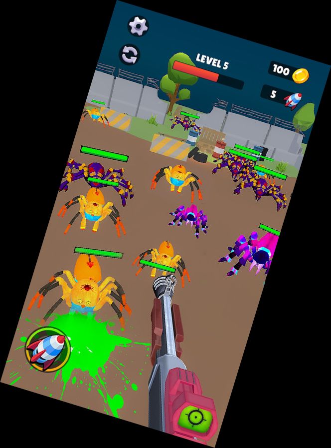 Überleben des Monster-Insekten-Angriffs