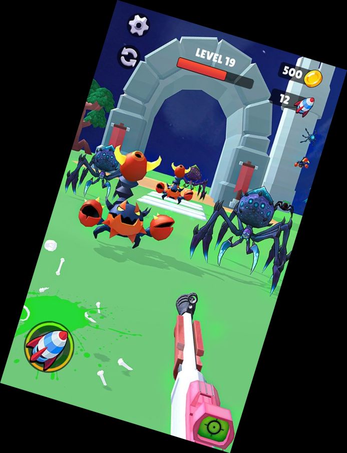 Überleben des Monster-Insekten-Angriffs