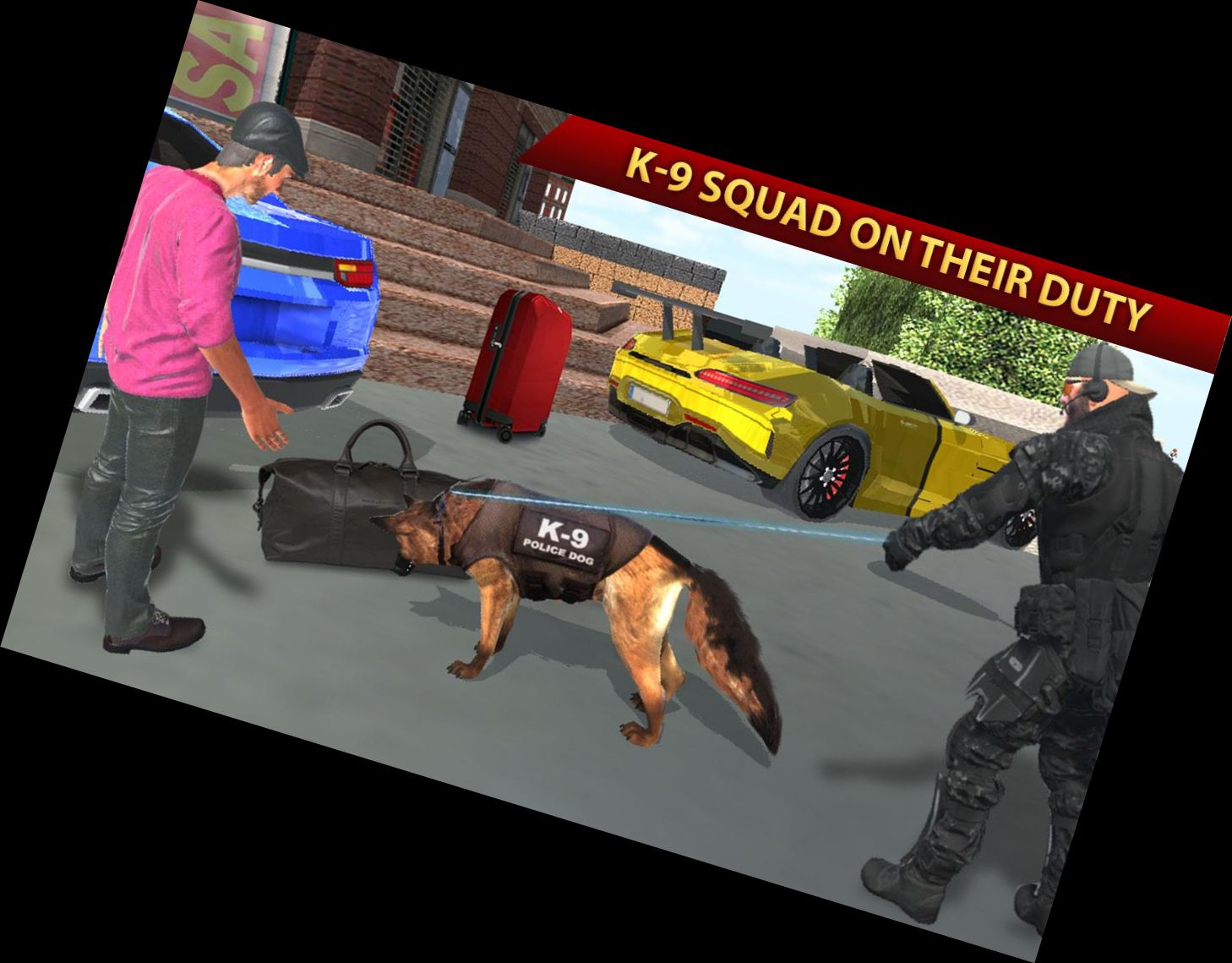 US-Polizeihund Verbrechen Schie