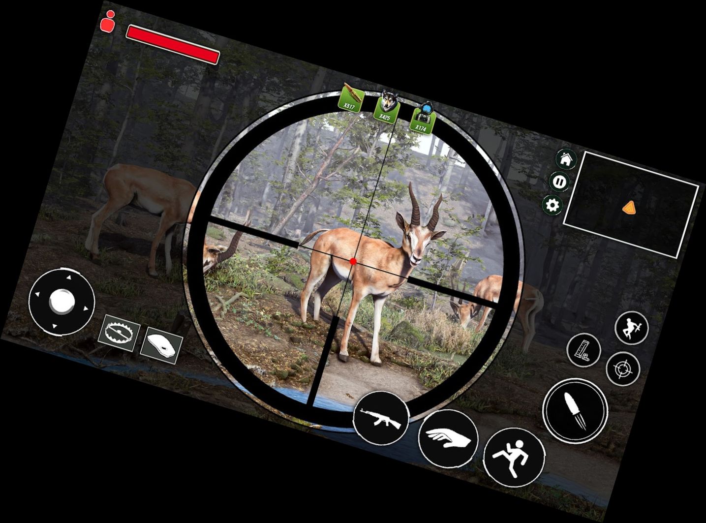 3D Wild Deer Hunting Shooter Game