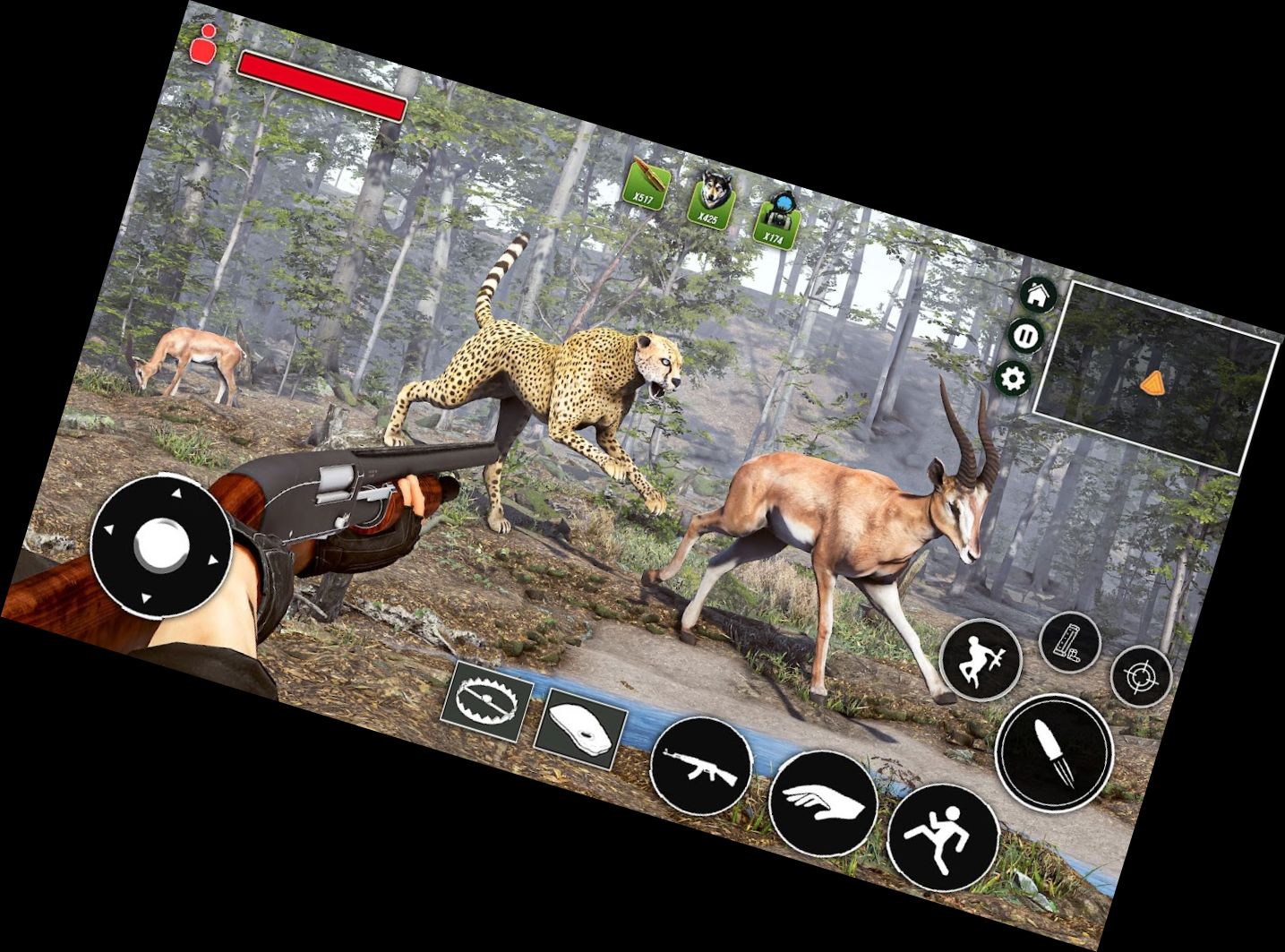 3D Wild Deer Hunting Shooter Game