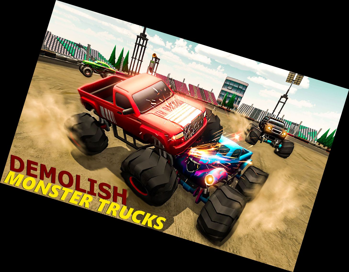 Demolitionsrennen-Monstertruck