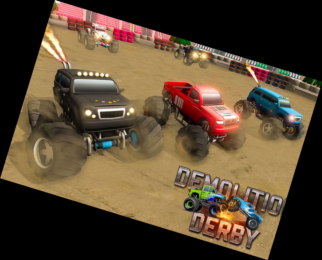 Crash Cars-Monster Truck Racing