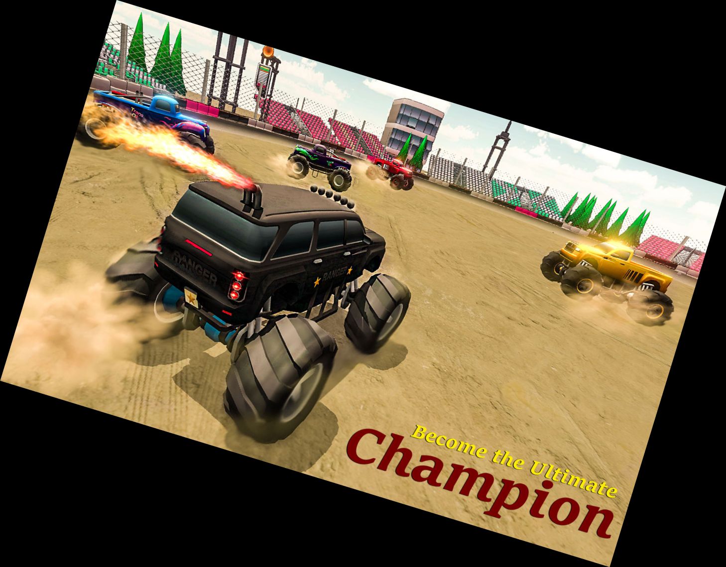 Crash Cars-Monster Truck Racing