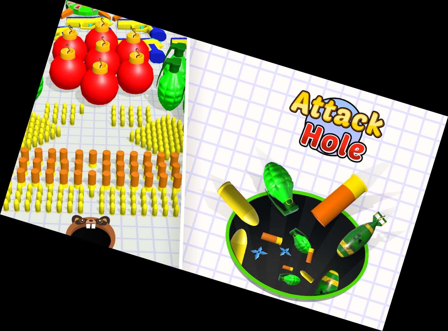 Schwarzes Loch: Sammle und Greife an