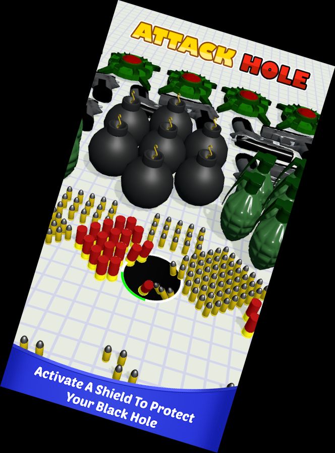 Schwarzes Loch: Sammle und Greife an