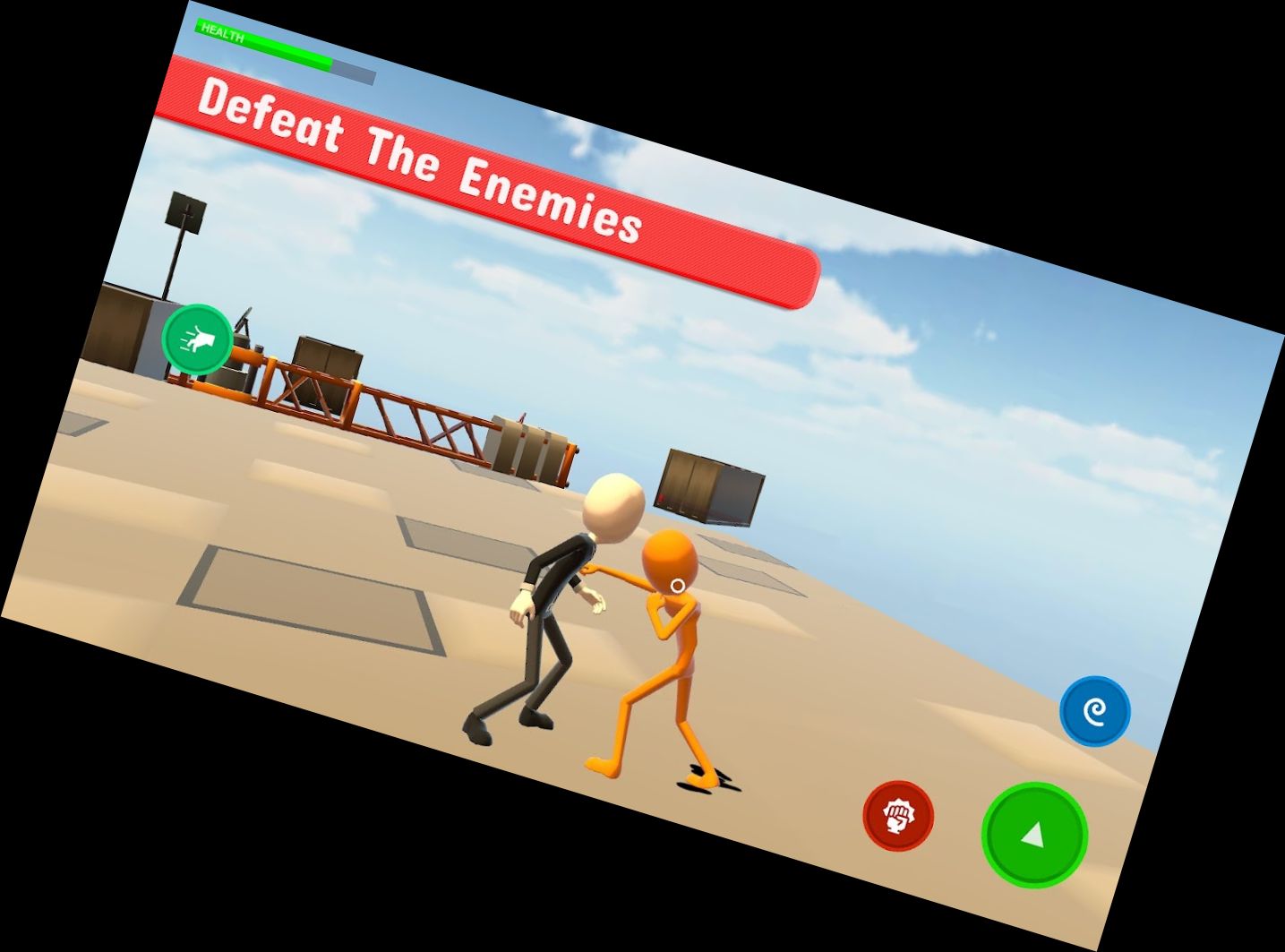 Stickman 3D Parkour: Nur nach oben