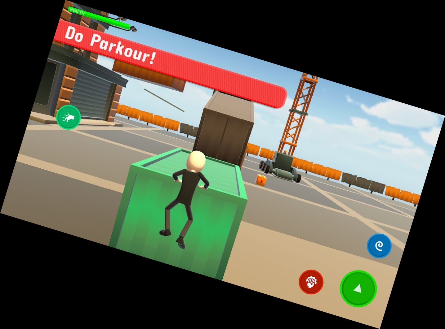 Stickman 3D Parkour: Nur nach oben
