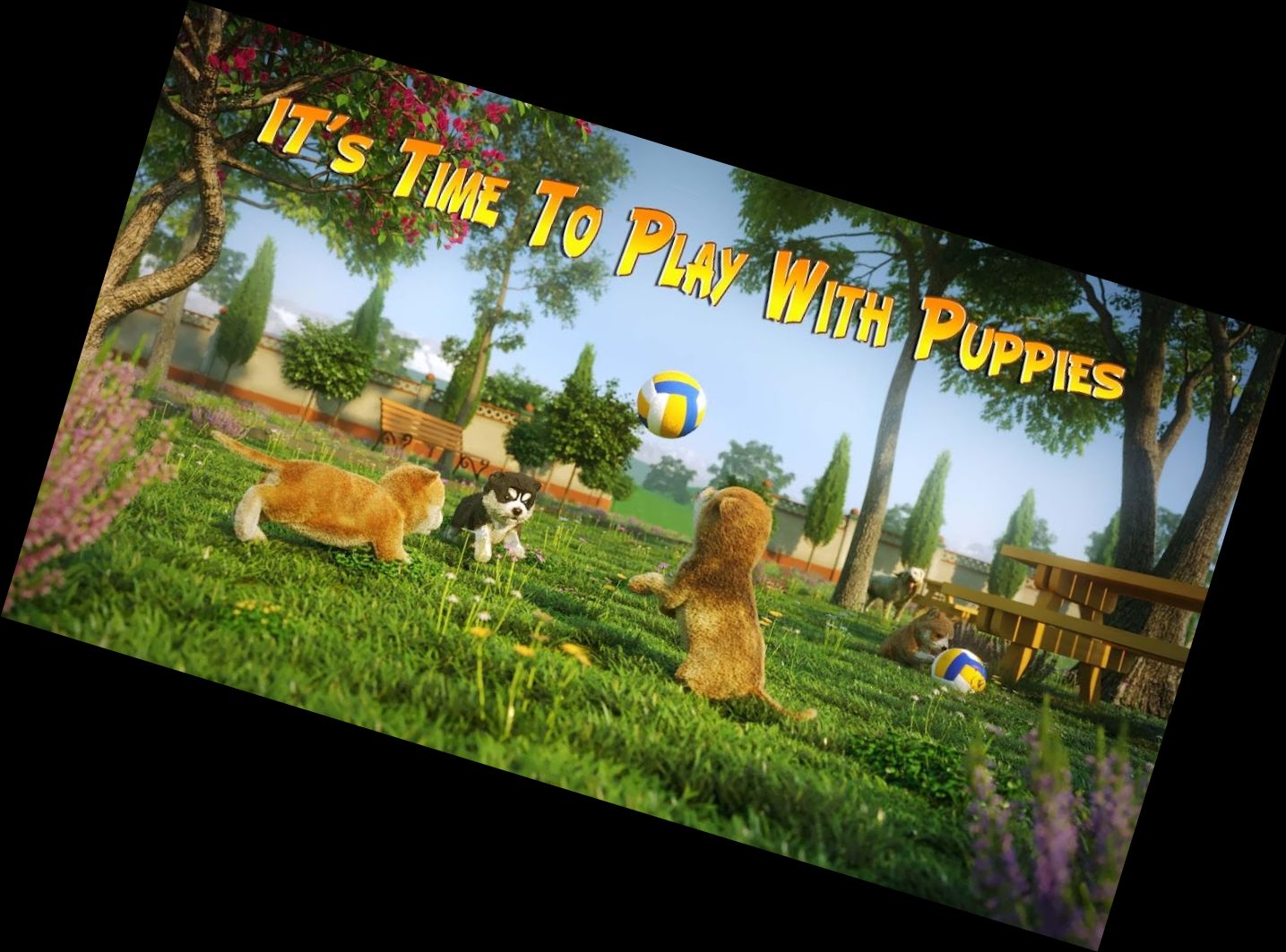 Hundesimulator Welpenbau