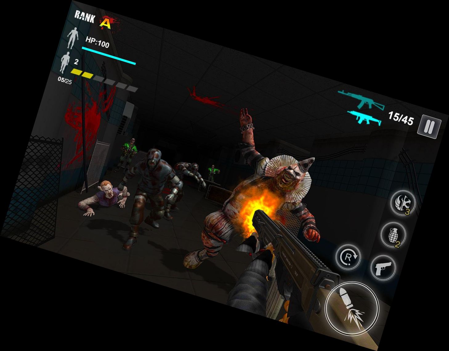 Zombie-Shooter - Überlebensspiel