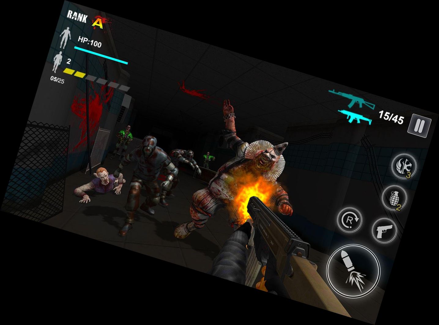 Zombie-Shooter - Überlebensspiel