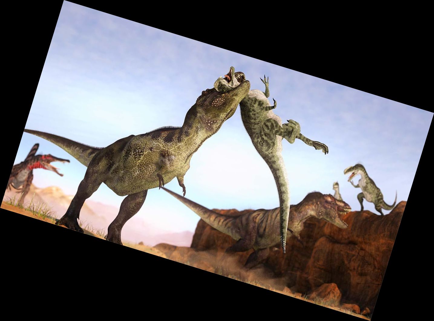 Jurassische Epische Dinosaurierschlacht