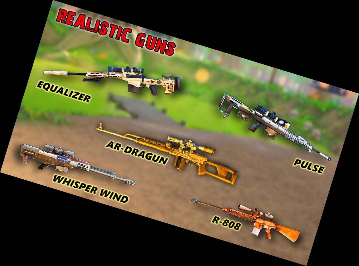 Jagd-Spiele mit Dschungel-T