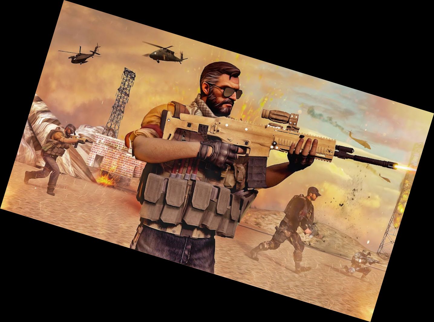 Schießspiele mit Waffen Offline 3