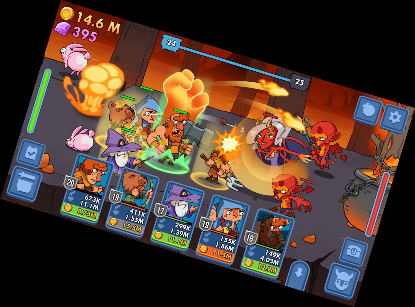 Halblegenden: Idle & Clicker Werbung