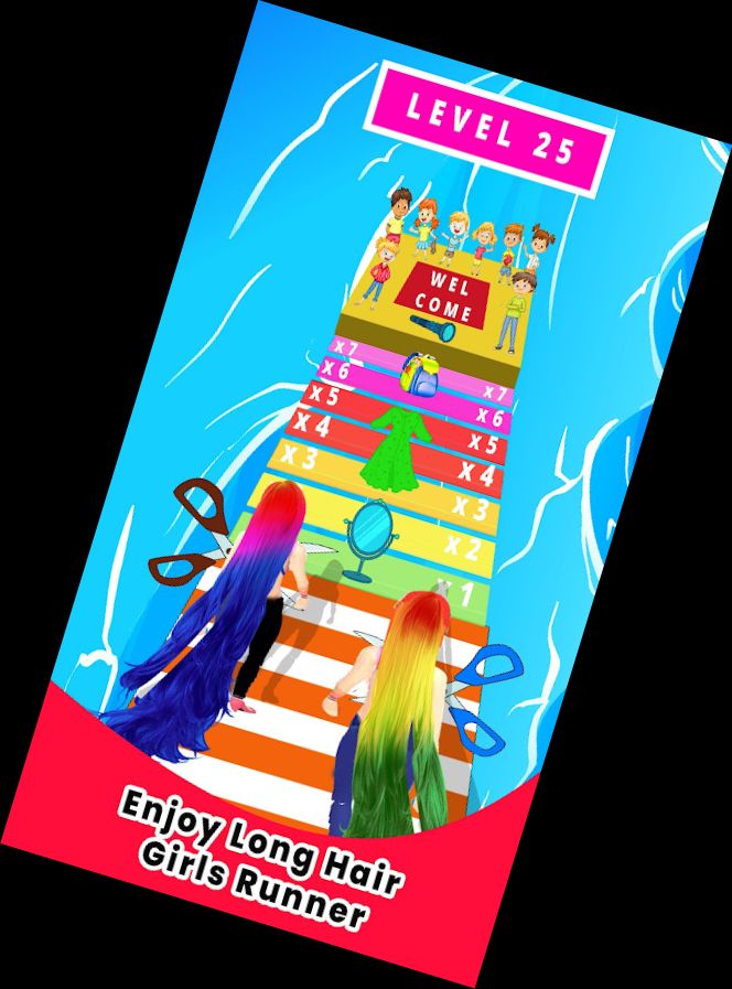 Бег за волосами: челлендж В