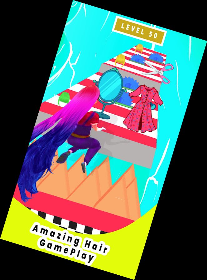 Бег за волосами: челлендж В