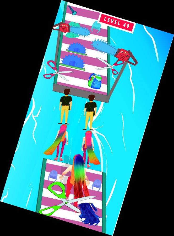 Бег за волосами: челлендж В