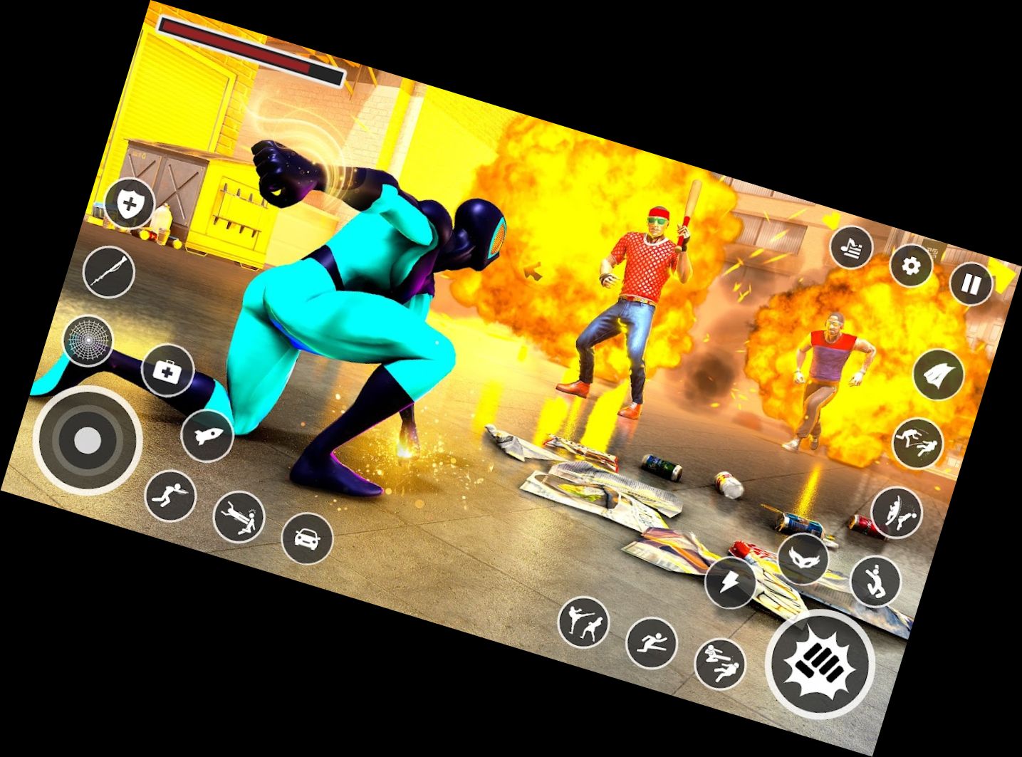 Spider Power Heldenkämpfer Spiel