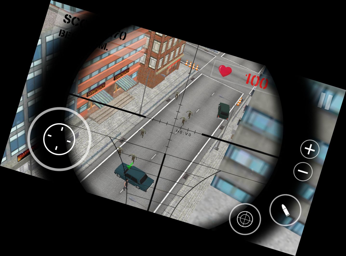 Снайпер против з