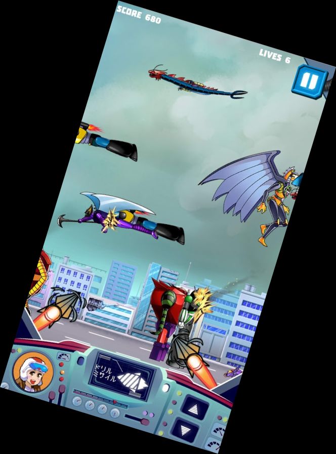 Angriff der Maschinenmonster Mobile Mazinger