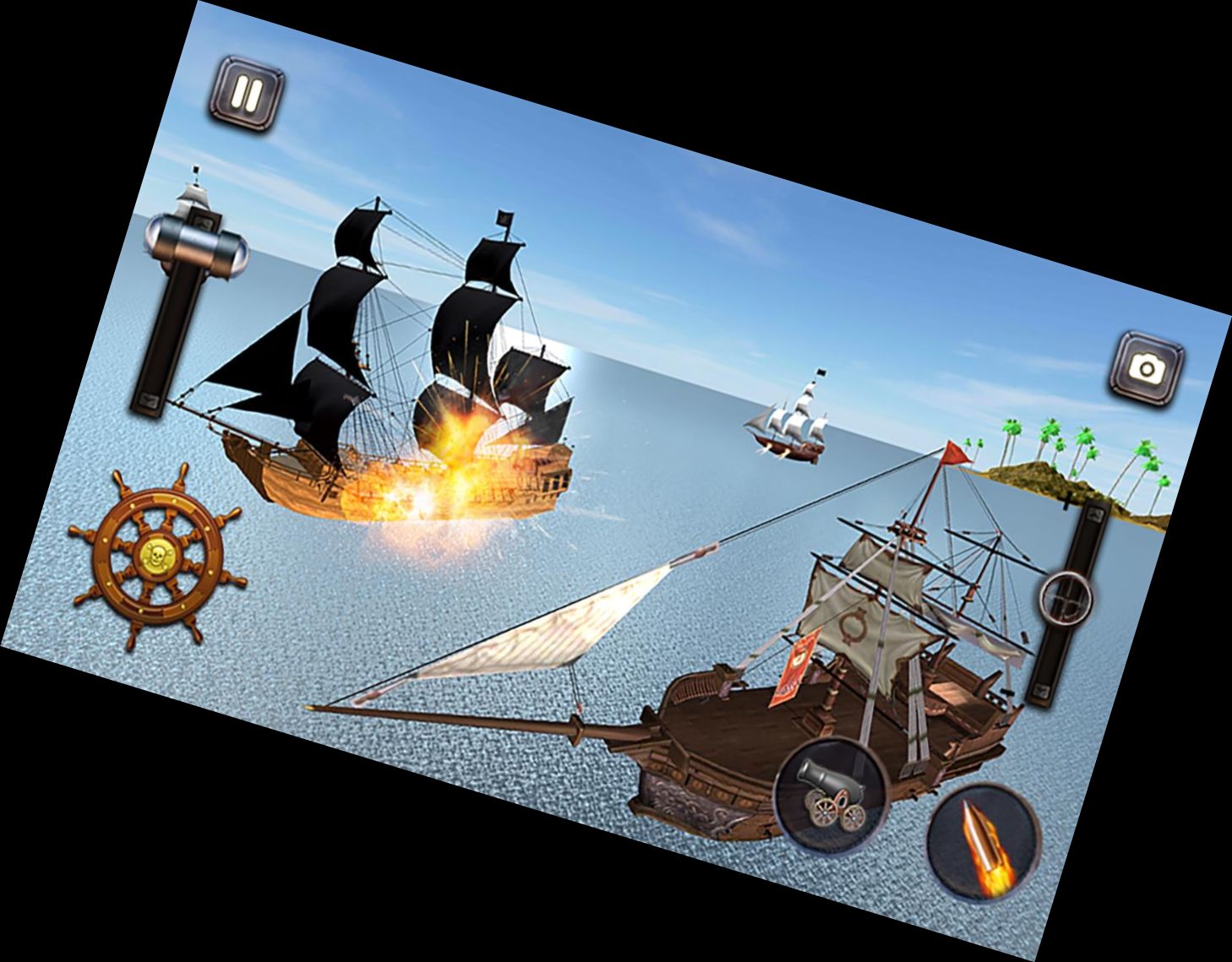 Karibisches Meer Outlaw-Piratenschiff