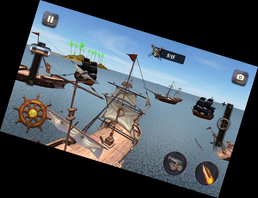 Karibisches Meer Outlaw-Piratenschiff