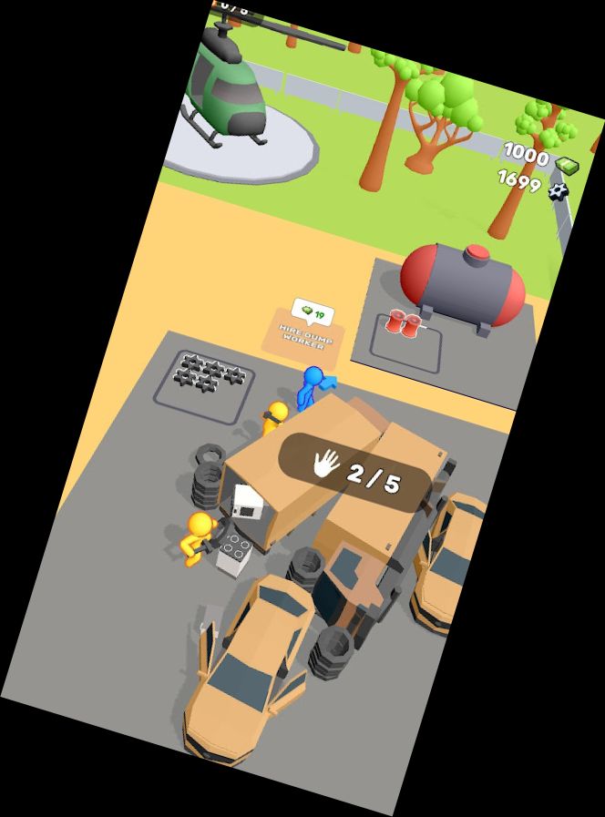 Hubschrauber-Basis-Vert