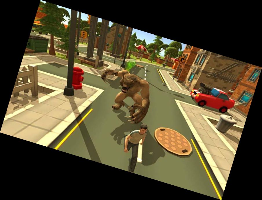 Monster-Simulator Auslöser-Stadt