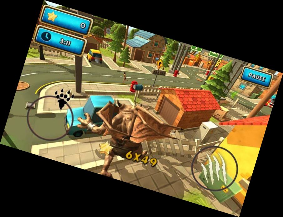 Monster-Simulator Auslöser-Stadt