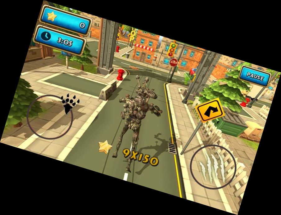 Monster-Simulator Auslöser-Stadt