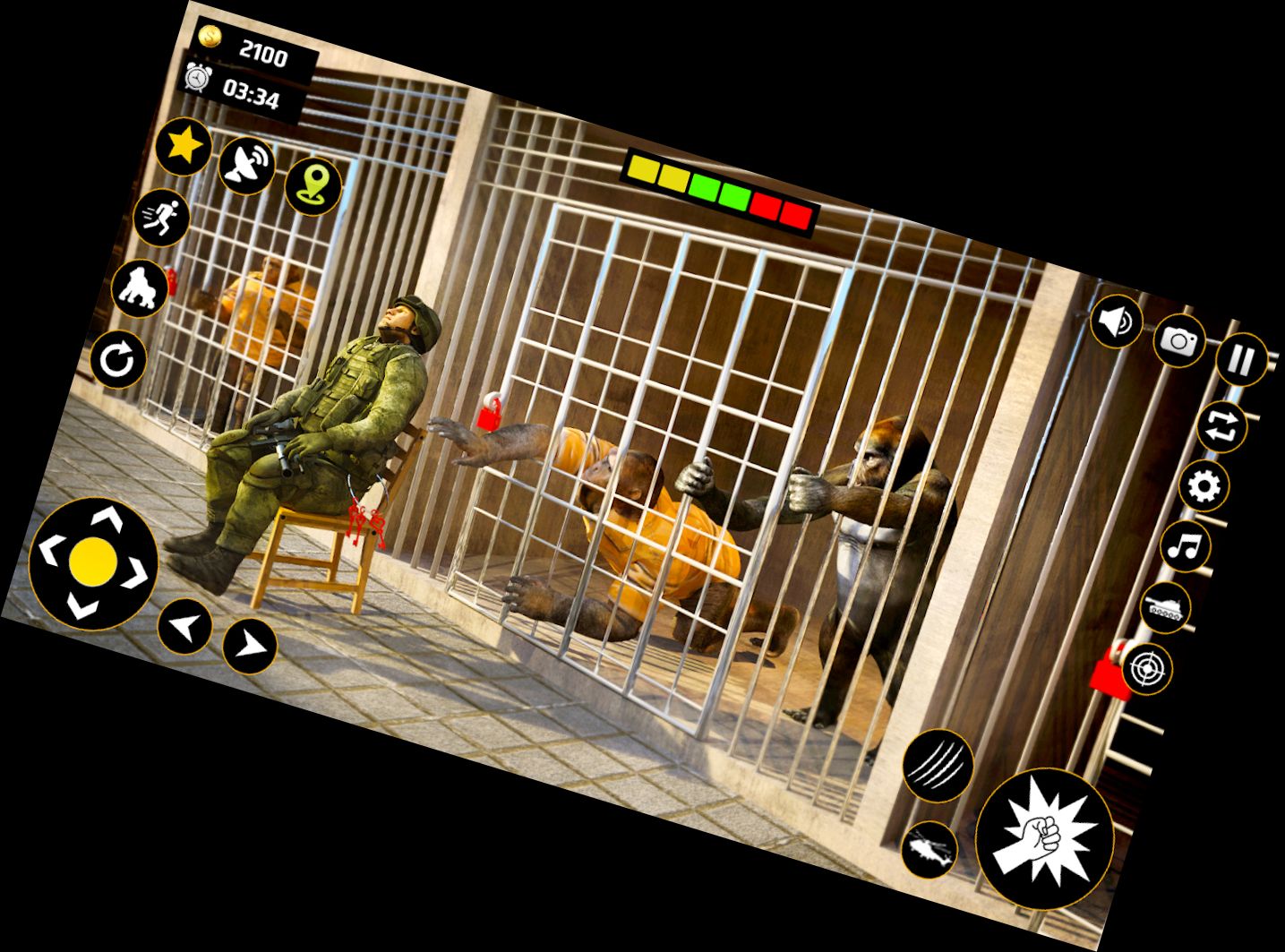 Gorilla City Destruction Game