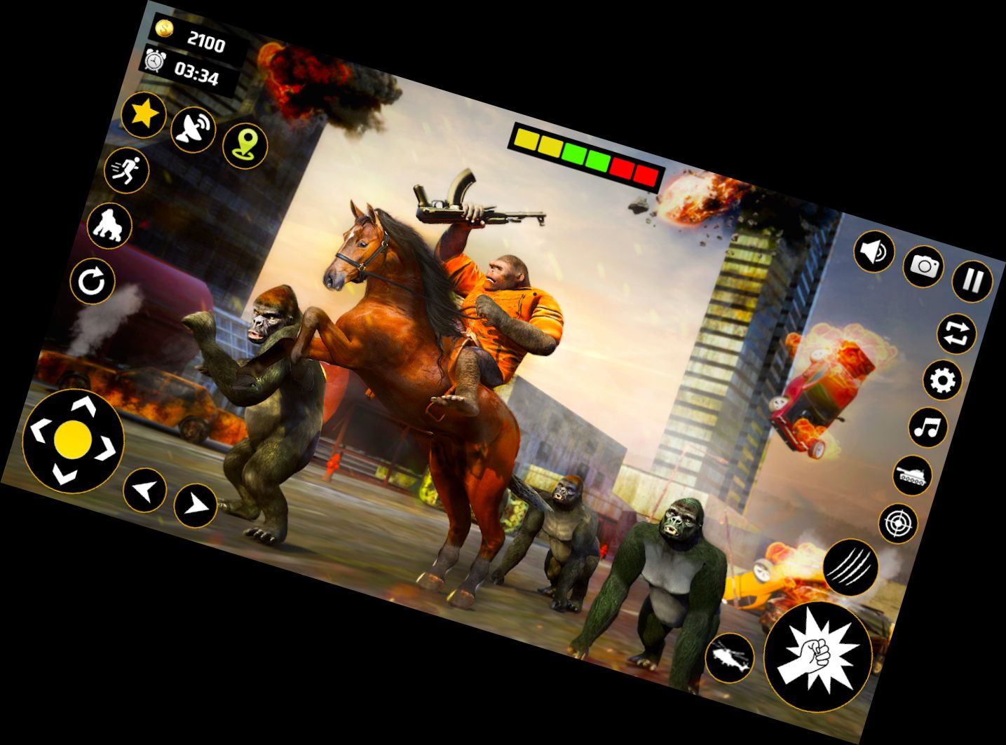 Городской Удар Гориллы: Игра