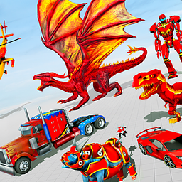 Robo Police Dragon Car Simulator