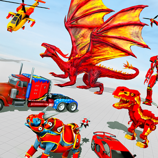 Robo Police Dragon Car Simulator