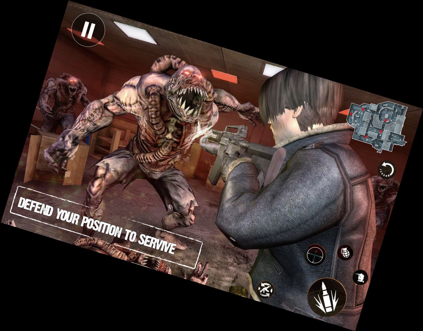 Zombie-Schießen-Todesziel