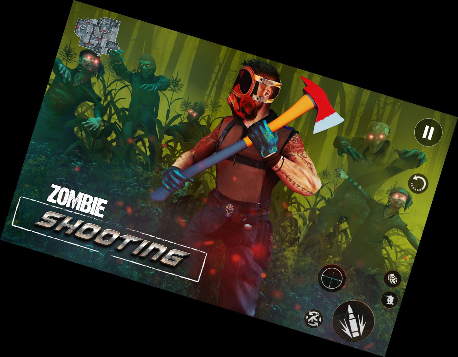 Zombie-Schießen-Todesziel