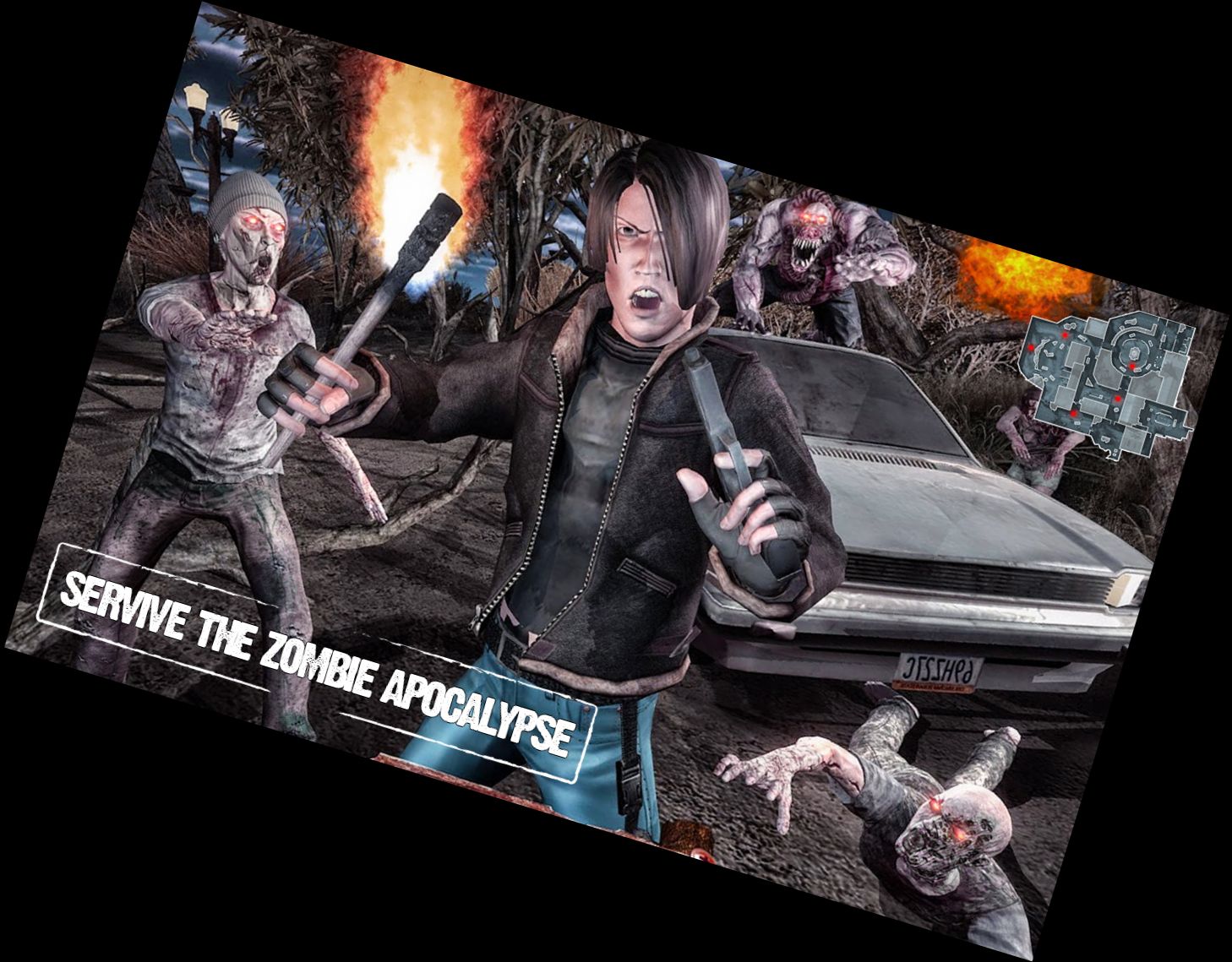 Zombie-Schießen-Todesziel