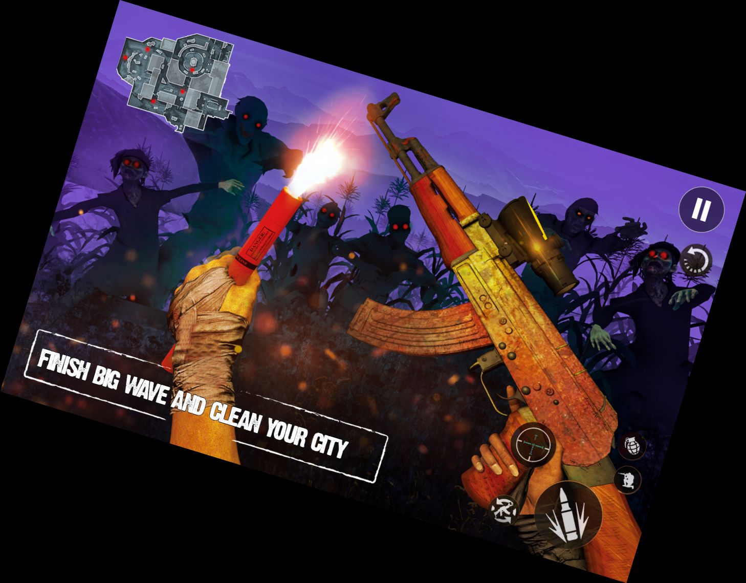 Стрельба по Зомби Цель С