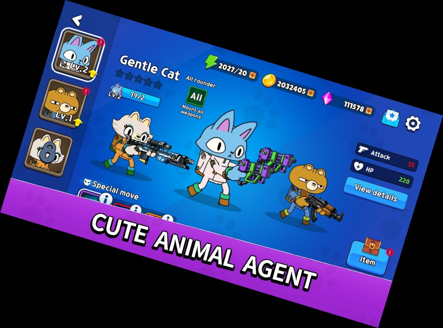 Action Cat: Roguelike Shooter