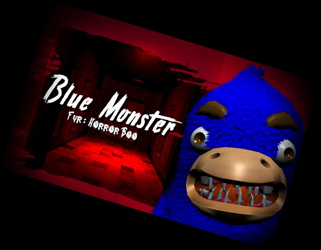 Blauer Monster Fell des Horrors Buu